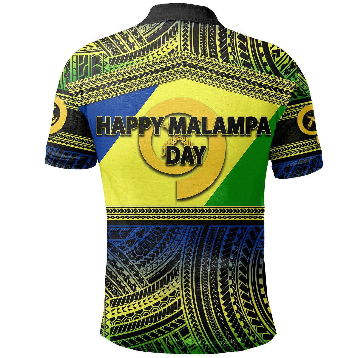 Malampa Day Polo Shirt Of Vanuatu Polynesian Patterns LT6 - Polynesian Pride