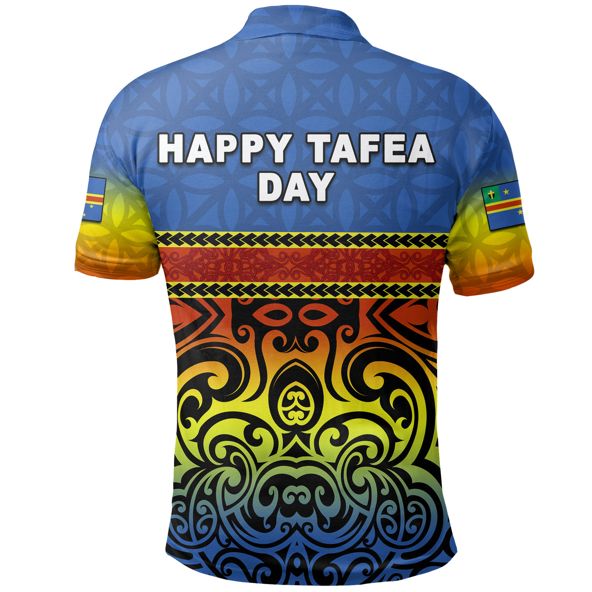Tafea Day Polo Shirt Of Vanuatu Polynesian Flag Style LT6 - Polynesian Pride