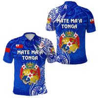 Tonga Coat Of Arms Polo Shirt Simple Vibes Blue LT8 Unisex Blue - Polynesian Pride