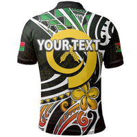 Custom Vanuatu Polo Shirt Tribal Tattoo No.1 LT6 - Polynesian Pride