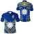 Nauru Polynesian Flag Polo Shirt Creative Style Blue LT8 Unisex Blue - Polynesian Pride