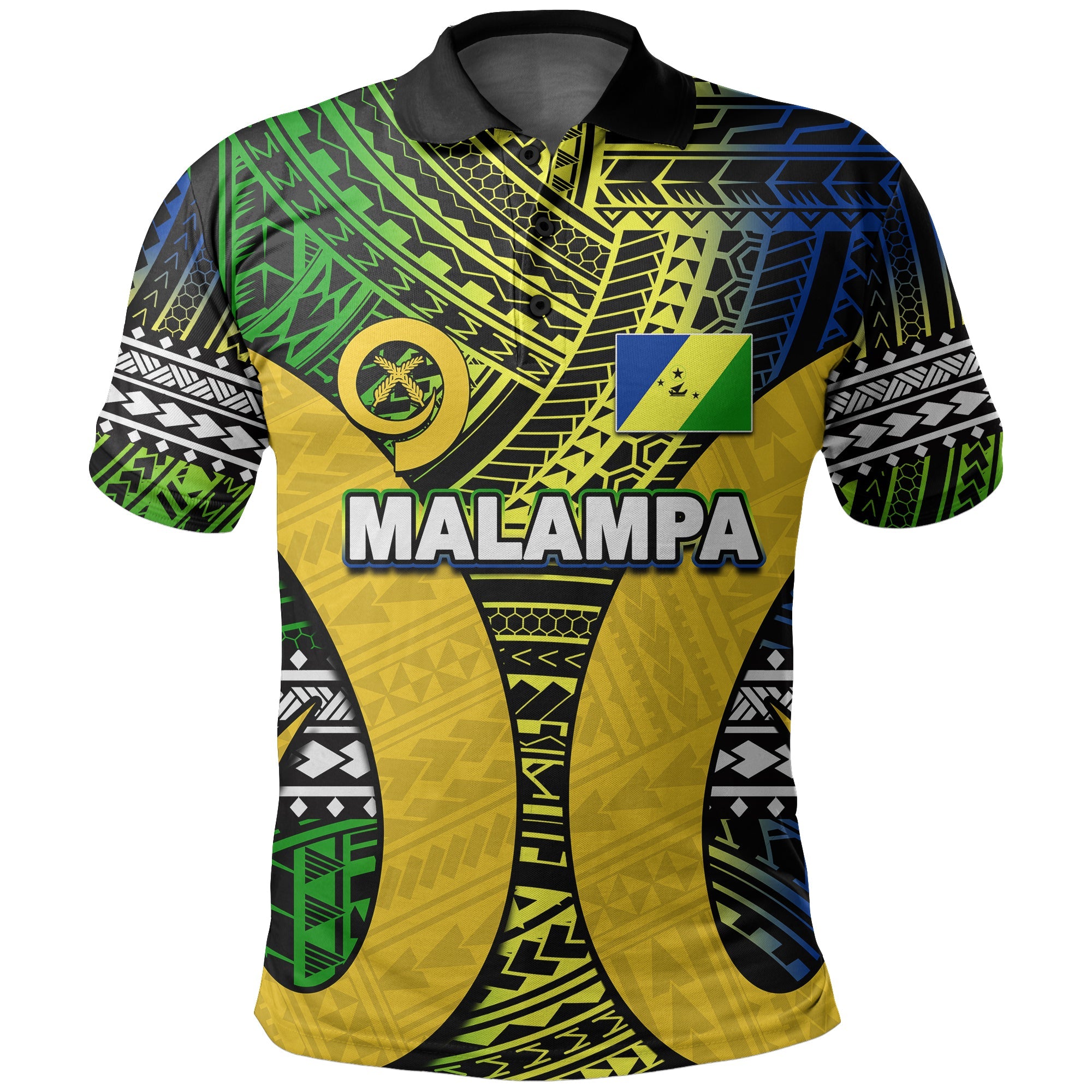 Custom Polynesian Malampa Of Vanuatu Polo Shirt LT6 Art - Polynesian Pride