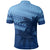 Combo Polo Shirt and Men Short Fiji Rugby Makare And Tapa Patterns Blue - Polynesian Pride