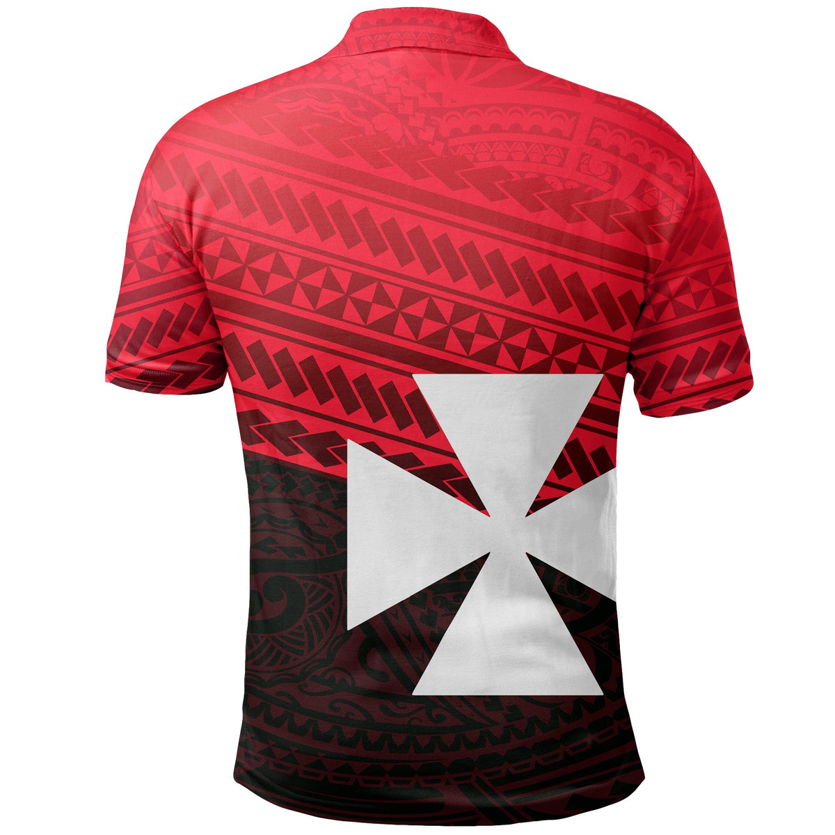 Wallis and Futuna Rugby Polo Shirt Polynesian Style - Polynesian Pride