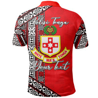 Custom Kolisi Tonga Polo Shirt Tongan Patterns Style LT6 - Polynesian Pride
