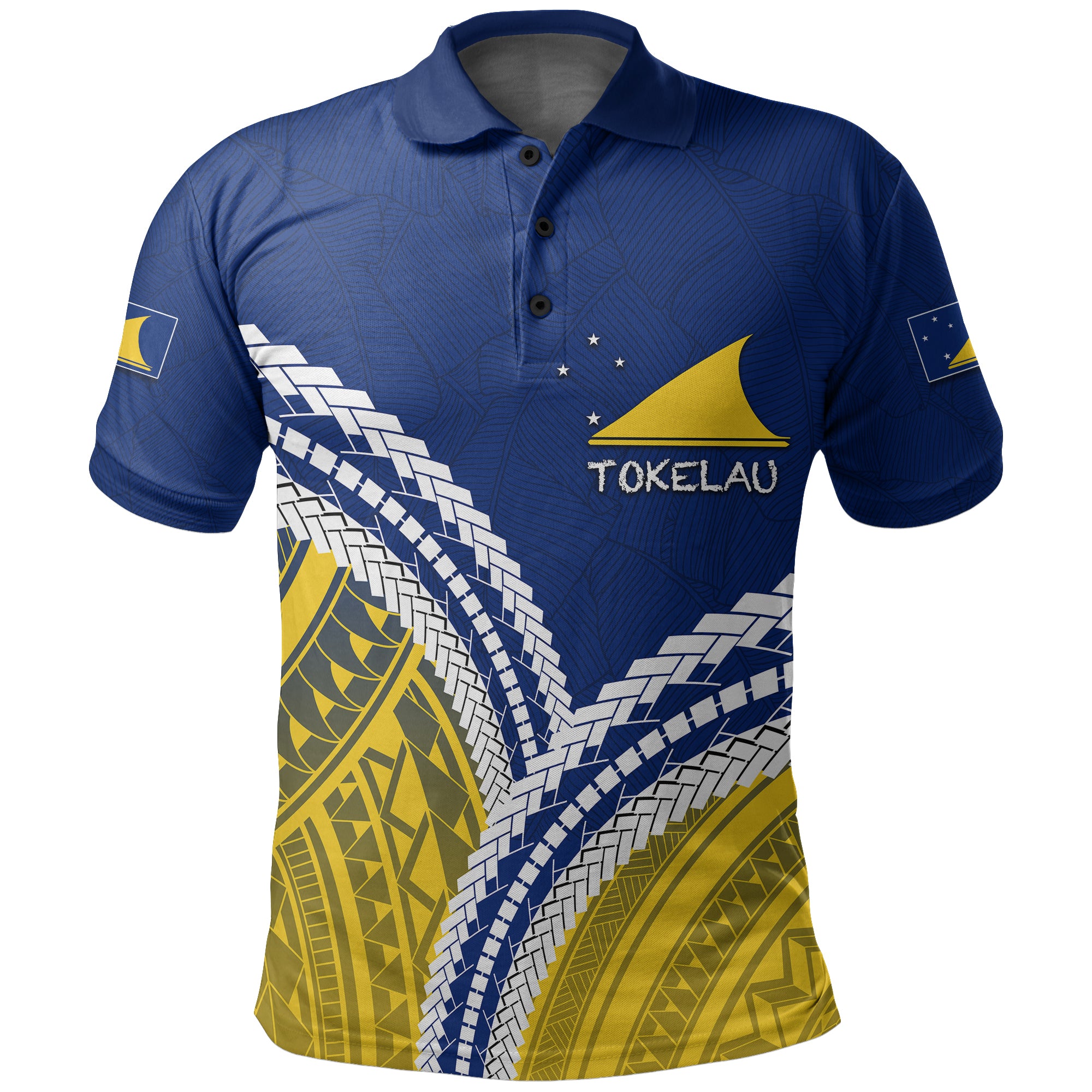 Custom Tokelau Polo Shirt LT6 Unisex Blue - Polynesian Pride
