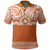Custom Tailulu College Polo Shirt Tonga Patterns Unisex Orange - Polynesian Pride