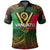 Vanuatu Polo Shirt Rugby Polynesian Patterns Black - Polynesian Pride