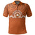 Custom Tailulu College Polo Shirt Tonga Polynesian Unisex Orange - Polynesian Pride