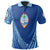 Guam Polo Shirt Polynesian Patterns Sport Style Unisex Blue - Polynesian Pride