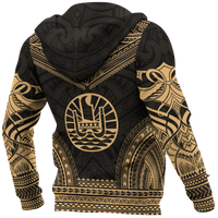 French Polynesia Gold Chief Hoodie - Polynesian Pride