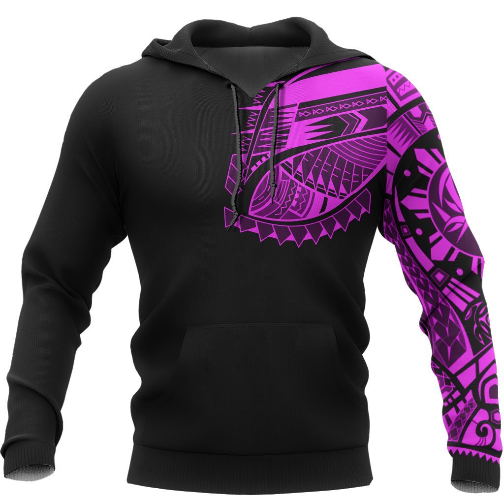 Hoodie Polynesian Tattoo Special Pink Unisex Pink - Polynesian Pride