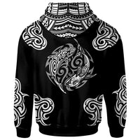 Hoodie Polynesian Shark Tattoo - Polynesian Pride