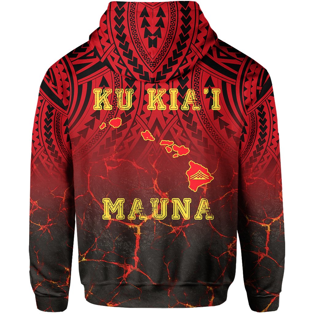 Hawaii Protect Mauna Kea Hoodie Zip Polynesian Hat - Polynesian Pride
