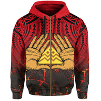 Hawaii Hoodie Zip Protect Mauna Kea - Polynesian Pride
