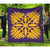 Hawaiian Royal Pattern Premium Quilt - Purple And Gold - A3 Style - AH Purple - Polynesian Pride