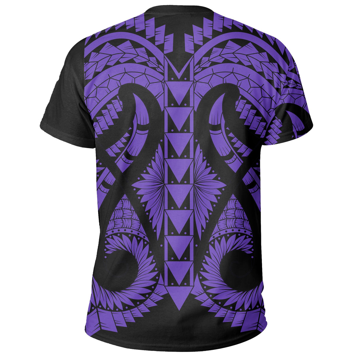 Hawaii Polynesian In My Heart T Shirt Ryan Style Purple - Polynesian Pride