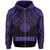 Polynesian Volleyball Hawaii Zip Hoodie Purple - Polynesian Pride