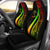 Kosrae Custom Personalised Car Seat Covers - Reggae Polynesian Tentacle Tribal Pattern Universal Fit Reggae - Polynesian Pride