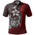 Federated States of Micronesia Polo Shirt Red Turtle with Hook Unisex RED - Polynesian Pride