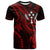 Kosrae Custom T shirt Red Turtle Unisex Red - Polynesian Pride