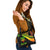 Fiji Custom Personalised Shoulder Handbag - Reggae Polynesian Tentacle Tribal Pattern - Polynesian Pride