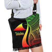 Tokelau Boho Handbag - Reggae Polynesian Tentacle Tribal Pattern - Polynesian Pride