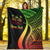 Fiji Custom Personalised Premium Blanket - Reggae Polynesian Tentacle Tribal Pattern Crest - Polynesian Pride