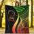 Cook Islands Premium Blanket - Reggae Polynesian Tentacle Tribal Pattern - Polynesian Pride