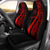 Fiji Custom Personalised Car Seat Covers - Red Polynesian Tentacle Tribal Pattern Crest Universal Fit Red - Polynesian Pride