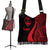 Guam Boho Handbag - Red Polynesian Tentacle Tribal Pattern