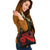 Tahiti Shoulder Handbag - Red Polynesian Tentacle Tribal Pattern - Polynesian Pride