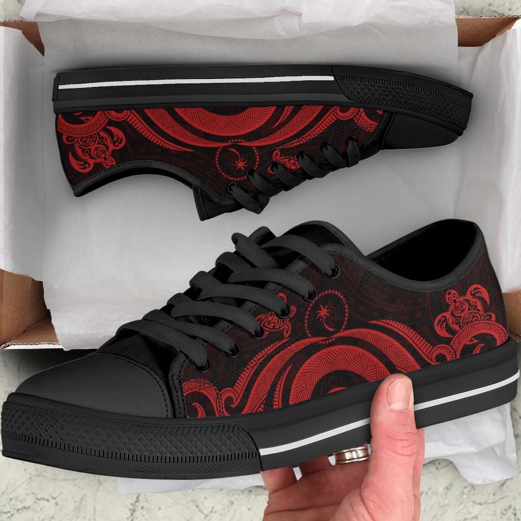 Chuuk Low Top Shoes - Red Tentacle Turtle - Polynesian Pride