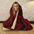 Kosrae Hooded Blanket - Red Tentacle Turtle - Polynesian Pride