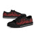 Tuvalu Low Top Canvas Shoes - Red Tentacle Turtle - Polynesian Pride