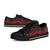 Tonga Low Top Canvas Shoes - Red Tentacle Turtle - Polynesian Pride