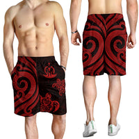 Vanuatu Men's Short - Red Tentacle Turtle - Polynesian Pride