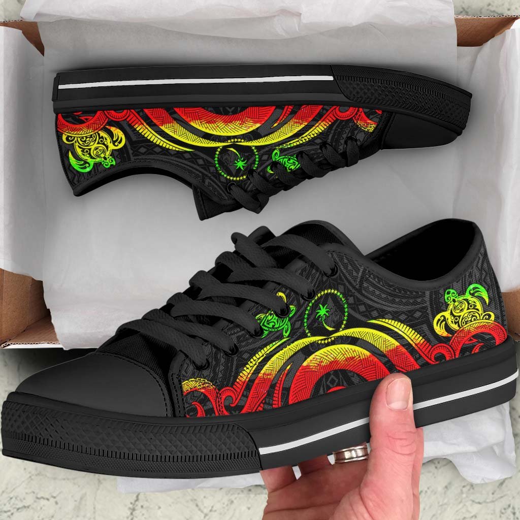 Chuuk Low Top Shoes - Reggae Tentacle Turtle - Polynesian Pride