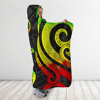 Guam Hooded Blanket - Reggae Tentacle Turtle - Polynesian Pride