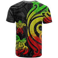 Palau T Shirt Reggae Tentacle Turtle - Polynesian Pride