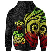 New Caledonia Hoodie Reggae Tentacle Turtle - Polynesian Pride