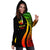 Wallis and Futuna Women's Hoodie Dress - Reggae Polynesian Tentacle Tribal Pattern - Polynesian Pride