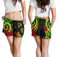 Tonga Women's Short - Reggae Tentacle Turtle - Polynesian Pride