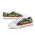 Tuvalu Low Top Canvas Shoes - Reggae Tentacle Turtle - Polynesian Pride