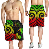Fiji Men's Short - Reggae Tentacle Turtle Crest - Polynesian Pride
