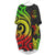 Marshall Islands Batwing Pocket Dress - Reggae Tentacle Turtle Crest Women Reggae - Polynesian Pride