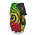 Fiji Batwing Pocket Dress - Reggae Tentacle Turtle Crest Women Reggae - Polynesian Pride