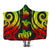 New Caledonia Hooded Blanket - Reggae Tentacle Turtle Hooded Blanket Reggae - Polynesian Pride