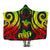 Cook Islands Hooded Blanket - Reggae Tentacle Turtle Hooded Blanket Reggae - Polynesian Pride