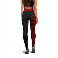 Micronesia Rising Leggings (Red) A16 - Polynesian Pride